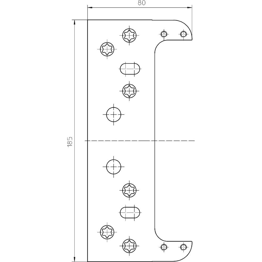 SIMONSWERK Befestigungsplatte TECTUS® TE 541 3DFVZ FZ/1