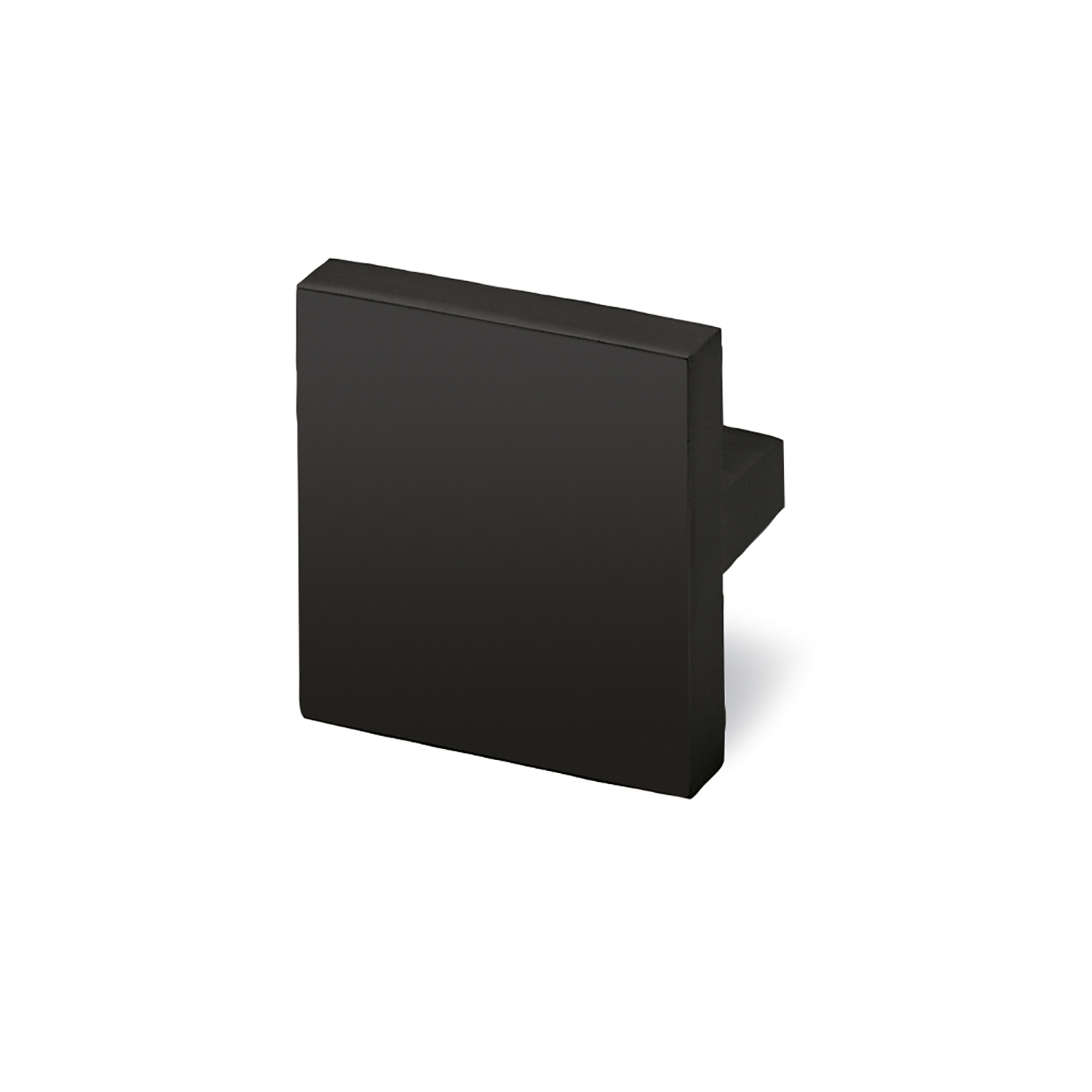 HETTICH Griff Messana, Bohrabstand 32 mm, L 42 mm, B 42 mm, H 25 mm, Schwarz matt, 9345411