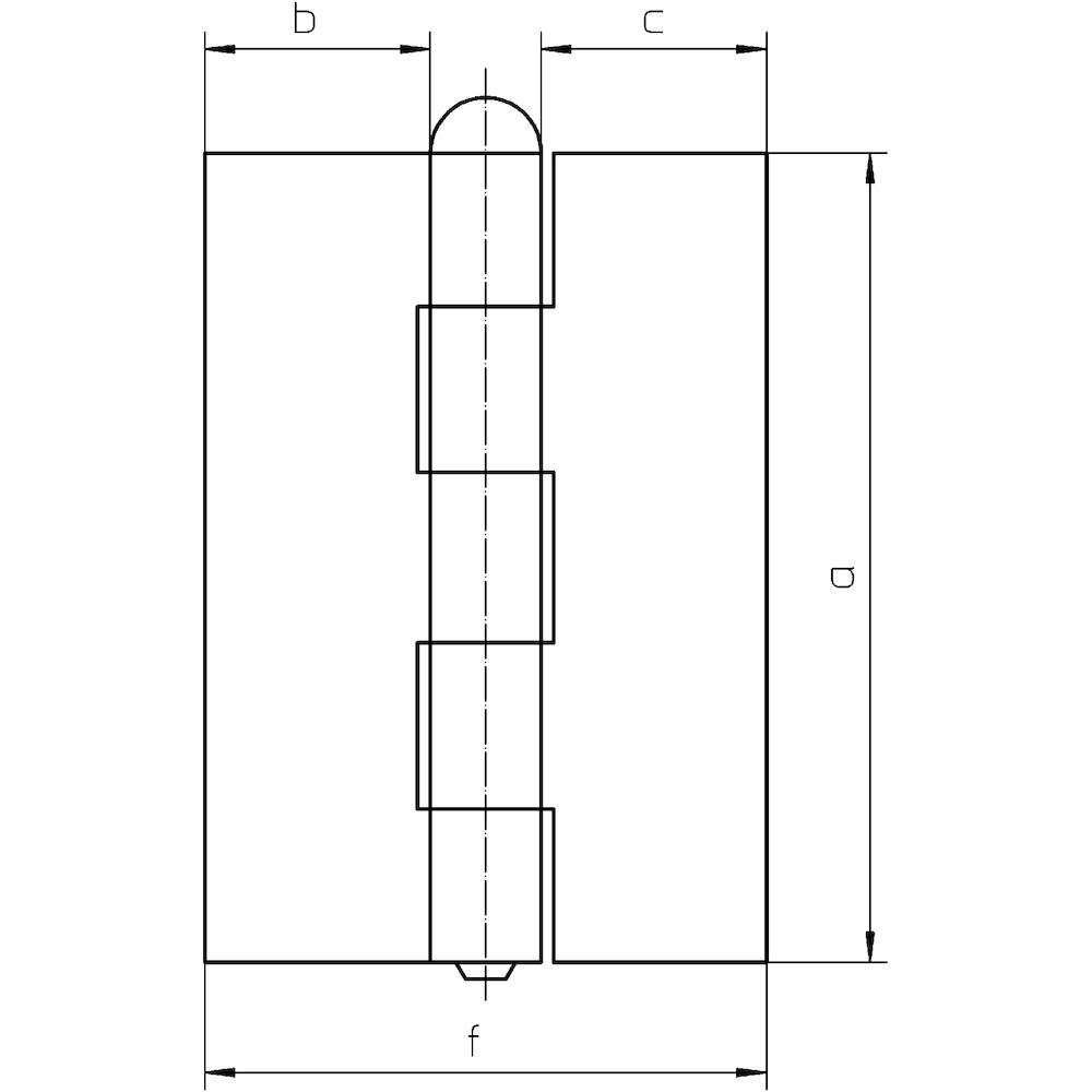 SIMONSWERK Anschweißband KF 1, 95mm