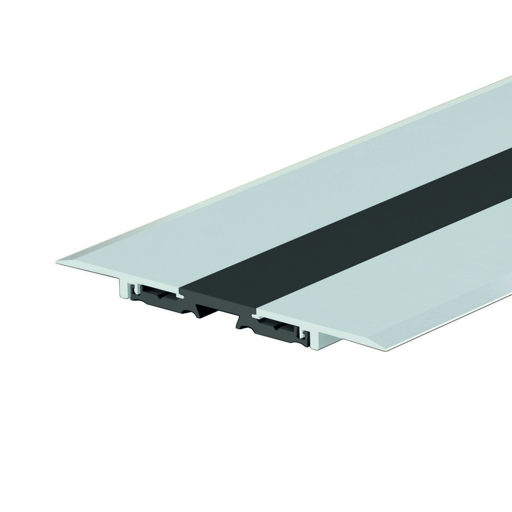 PLANET Flachschwelle F120, reduzierte Höhe, Aluminium 6.000 mm silberfarben