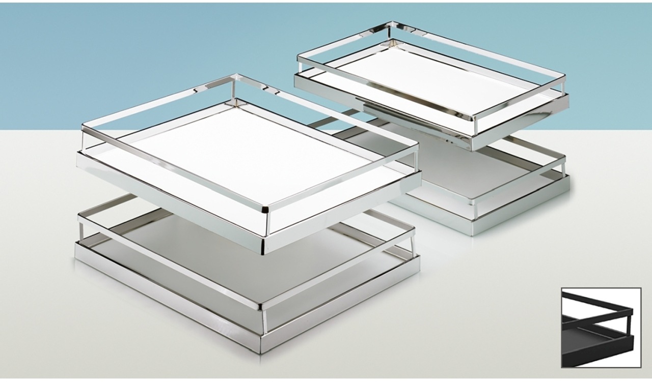 HETTICH Arena STYLE Rutschstopp Einhängetablare, verchromt, 9080011