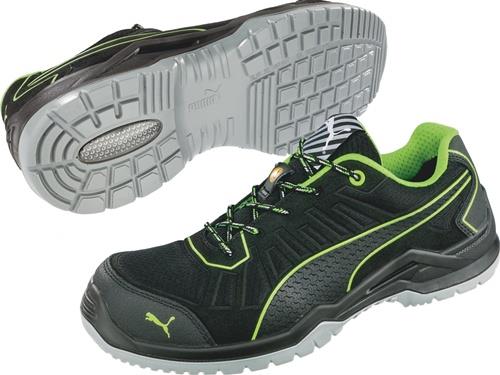 PUMA Sicherheitsschuh Fuse TC Green Low Gr.42 W.11 schwarz/grün S1P SRC ESD EN20345