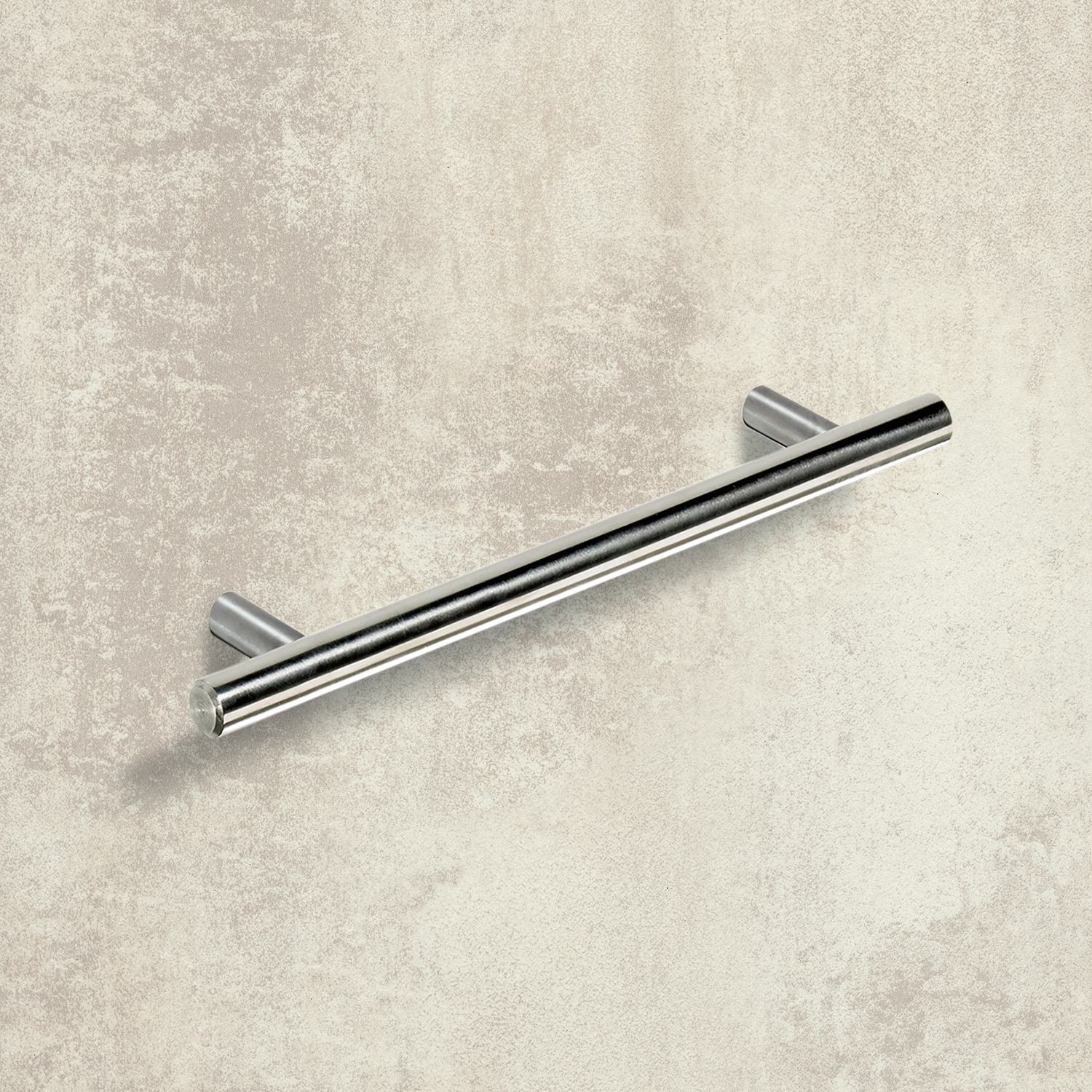 HETTICH Stangengriff Salvia, •–• 192, L 252 mm, H 35 mm, ø 12 mm, Edelstahl gebürstet, 9071009