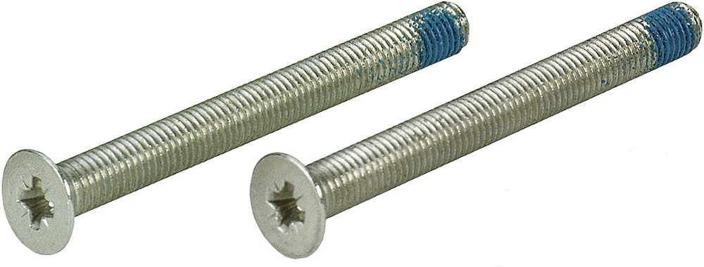 HOPPE® Gewindeschrauben-Set M5 für FS-Innentür-Kurzschild-Garnituren, Eisen 75 mm Kreuzschlitz