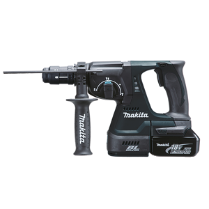 MAKITA Akku-Kombihammer SDS-Plus 18V 5,0 Ah mit 2 Akkus und Ladegerät, DHR243RTJB