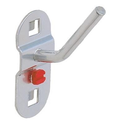 RASTERPLAN Schräghaken T14/40xØ6mm pulv.f.Lochplatten 5St./Btl.RASTERPLAN