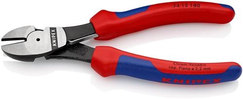 KNIPEX Kraftseitenschneider L.180mm pol.Form 1 Mehrkomp.-Hülle KNIPEX