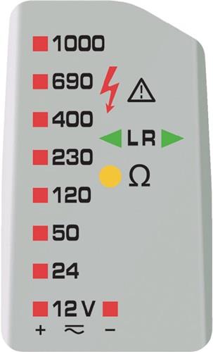 BENNING Spannungs-/Durchgangsprüfer DUSPOL® expert 12-1000 V AC/DC