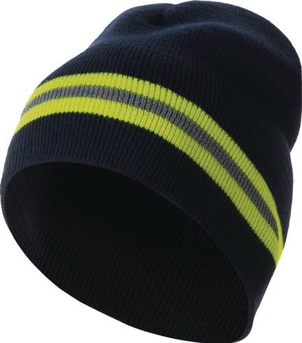 ELYSEE Strickmütze EIKE univ.marine/gelb ELYSEE