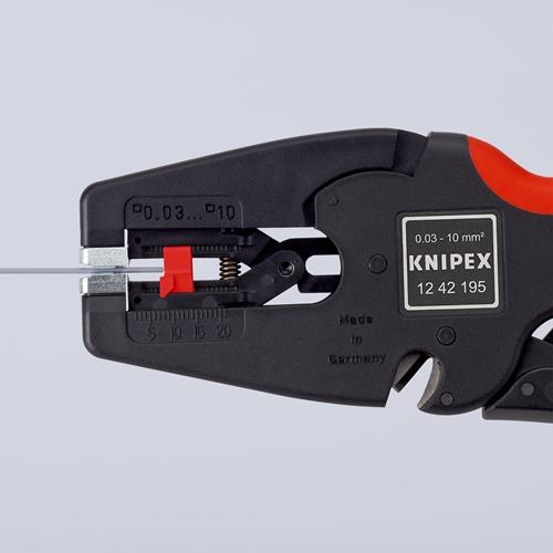 KNIPEX Automatikabisolierzange MultiStrip® 10 L.195mm 0,03-10 (AWG 32-7) mm² KNIPEX