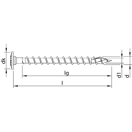 HECO TOPIX-plus 10,0 x 160, Verbinderschraube, Tellerkopf, T-Drive, Vollgewinde, verzinkt blau, A3K