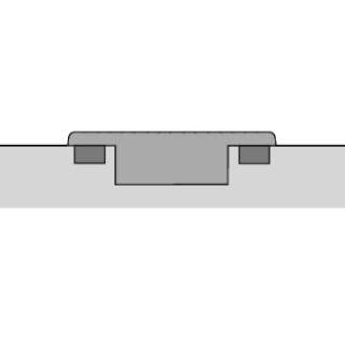 HETTICH Scharnier für Eckschrankfalttüren ohne Schließautomatik (Intermat 9930), TH 52 x 5,5 mm, TS 48 x 6 mm, Schnellmontage Fix (ø 10 x 6), 9090113