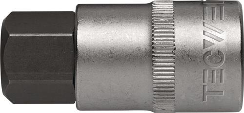 TECWERK Steckschlüsseleinsatz 1/2 Zoll Innen-6-kant SW 19mm L.55mm TECWERK