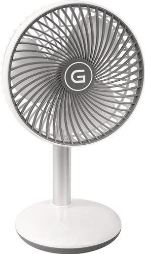 Akku-Tischventilator VENTI 3010 R D.15cm H.288mm 220-240/50 V/Hz weiss GUTFELS