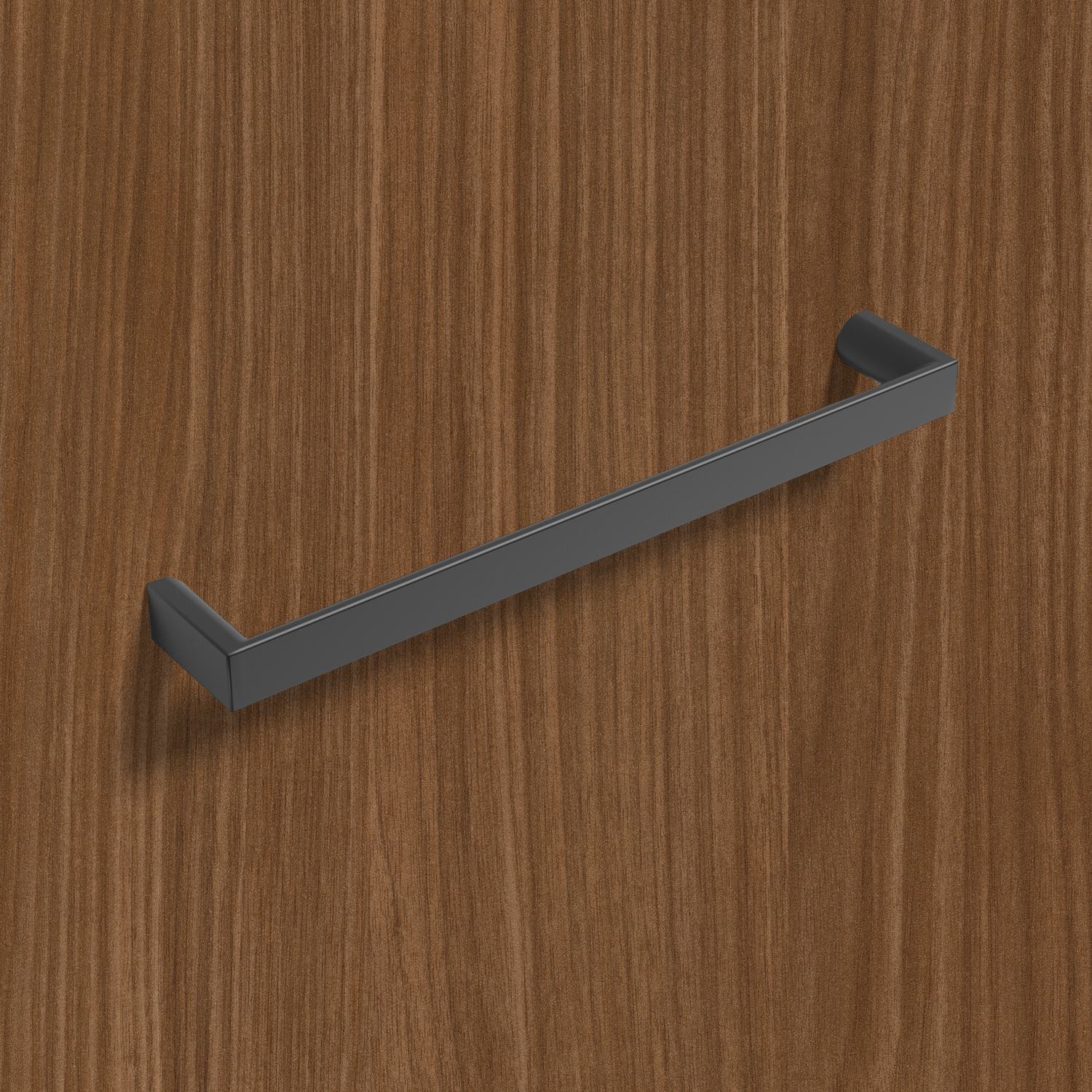 HETTICH Griff Baldone, •–• 96, L 104 mm, B 11 mm, H 26 mm, Schwarz matt, 9269733 HETTICH Griff Baldone, •–• 96, L 104 mm, B 11 mm, H 26 mm, Schwarz matt, 9269733