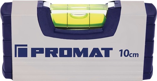 PROMAT Wasserwaage 10cm Alu.silber ± 1,0 mm/m PROMAT