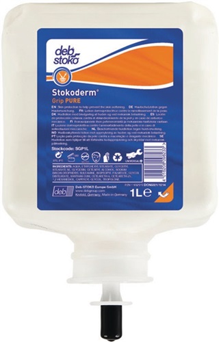 SC JOHNSON PROFESSIONAL Hautschutzcreme Stokoderm Univ.PURE 1l unparfümiert ungefärbt Kartusche