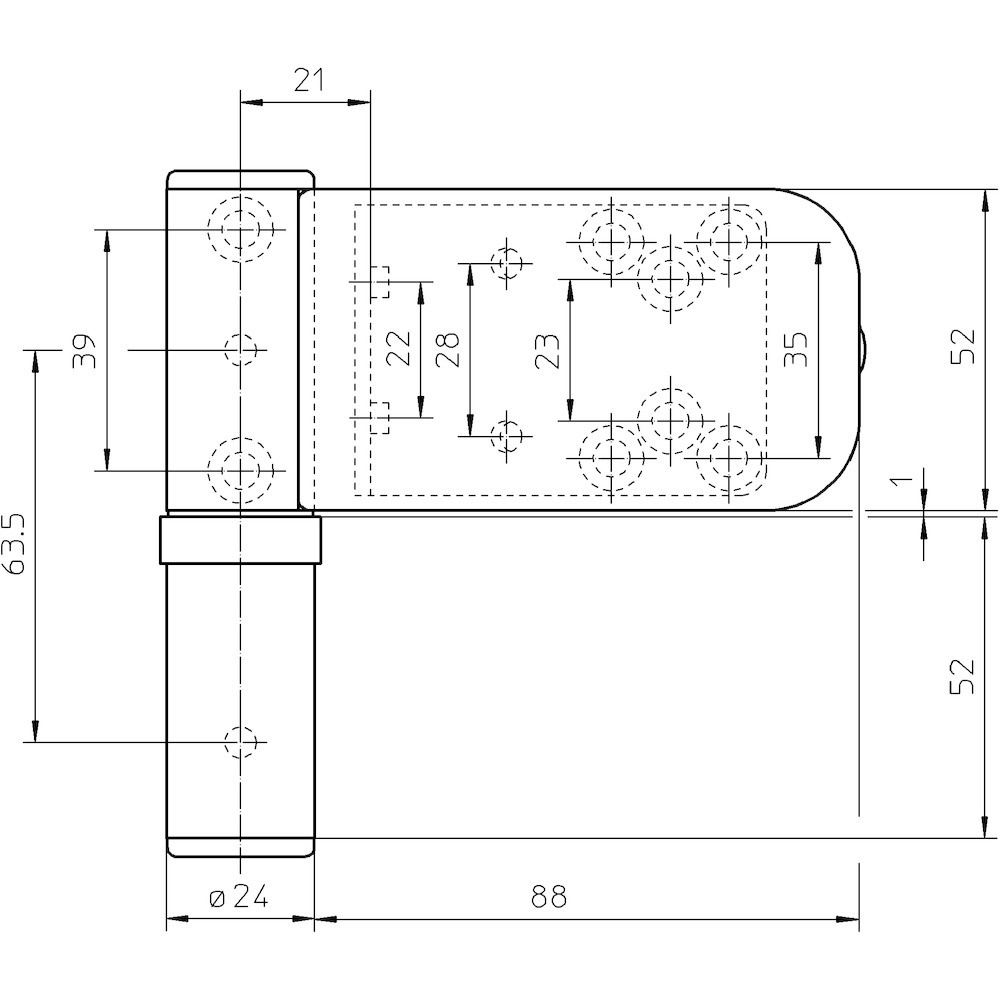 SIMONSWERK Aufschraubband SIKU® 3D K 3230