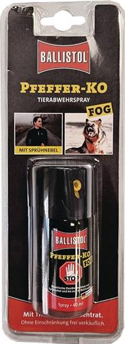 BALLISTOL Tierabwehrspray PFEFFER-KO FOG 40ml m.Gürtelclip Spraydose BALLISTOL