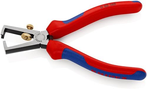 KNIPEX Abisolierzange L.160mm pol.Mehrkomp.-Hüllen m.Öffnungsf.KNIPEX