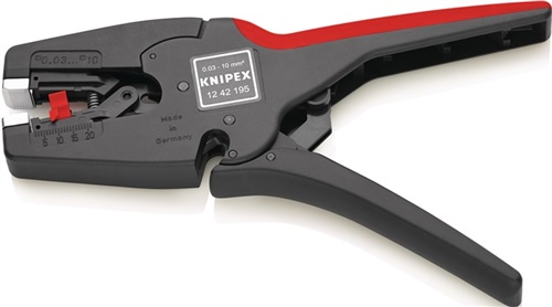 KNIPEX Automatikabisolierzange MultiStrip® 10 L.195mm 0,03-10 (AWG 32-7) mm² KNIPEX