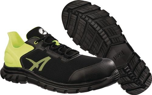 ALBATROS Sicherheitsschuh OCTANE YELLOW LOW Gr.46 schwarz/lime S1PS SR EN ISO 20345:2022