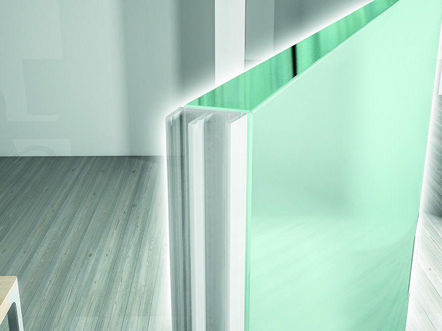 HERMAT Glastürdichtung 6501.G/GLAS/SLIP