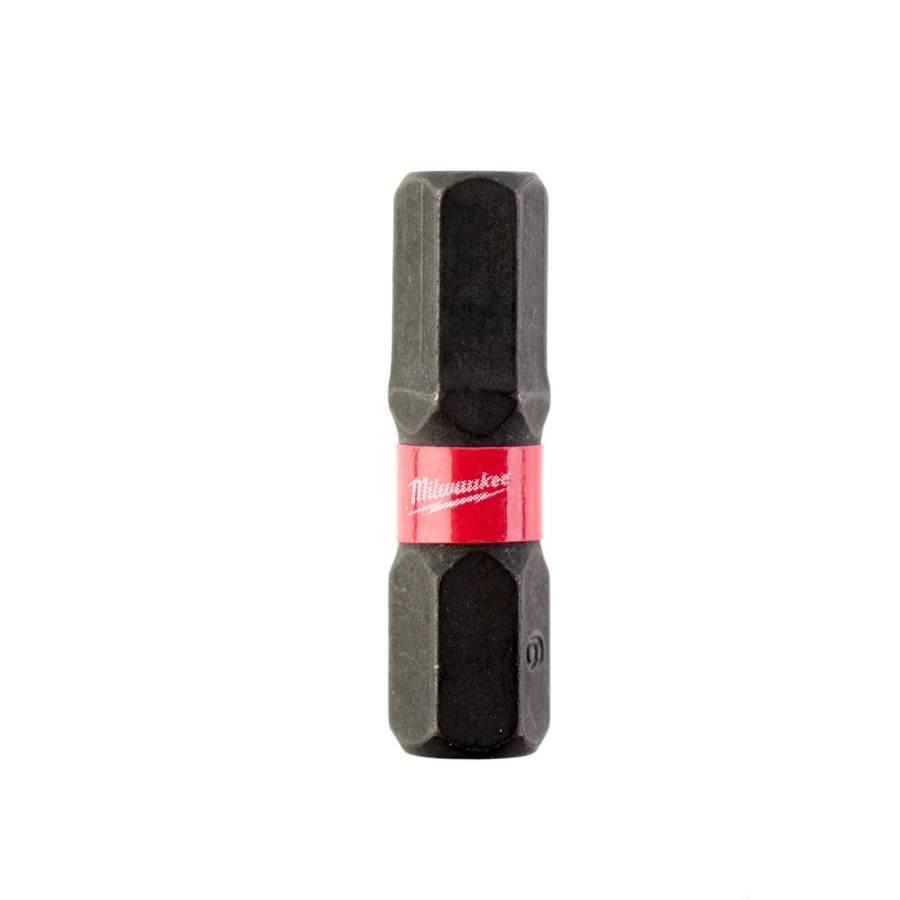 MILWAUKEE Hex 6 / 25 mm Schrauberbit SHOCKWAVE