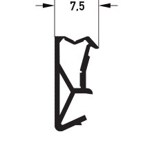 DEVENTER Flügelfalzdichtung SV 105, 19666