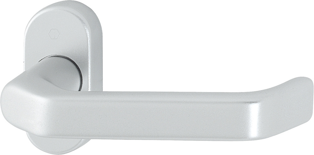 HOPPE® FH Drücker-Halbgarnitur ohne Schlüsselrosette Liverpool FS-1313G/55, Aluminium