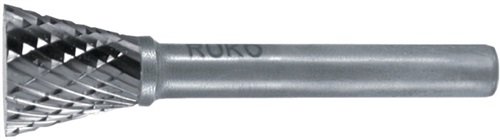 RUKO Frässtift WKN D.3mm Kopf-L.5mm Schaft-D.3mm HM Verz.KVZ 4 RUKO