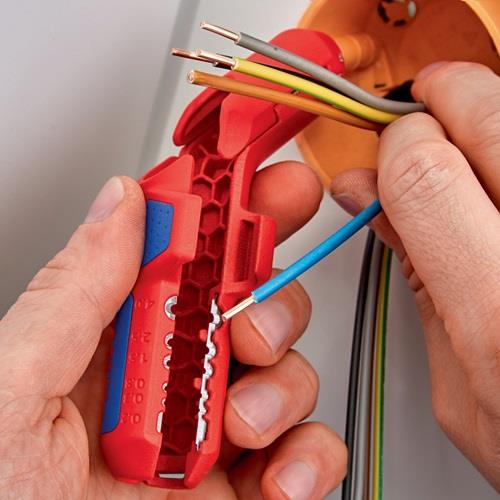 KNIPEX Univ.Abmantelungswerkzeug ErgoStrip® Gesamt-L.130mm KNIPEX