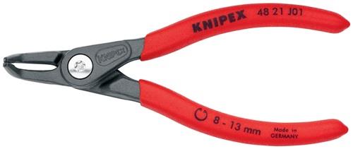 KNIPEX Präzisionssicherungsringzange J 01 f.Bohrungen D.8-13mm L.130mm KNIPEX