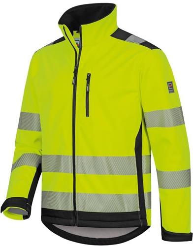 Warnschutz-Softshelljacke RYAN Gr.XL (58/60) gelb/schwarz ELYSEE