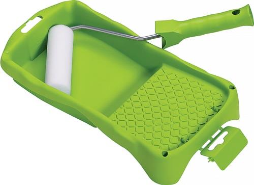 NÖLLE Lackierset Rollenb.100mm Wanne 310x160mm Bügel-L.28mm Bügel-D.6mm NÖLLE