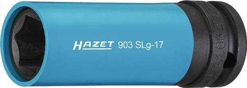 HAZET Kraftschraubersteckschlüsseleinsatz 903SLG-17 1/2Zoll 6KT m.Ku.Hülse SW17mm 85mm