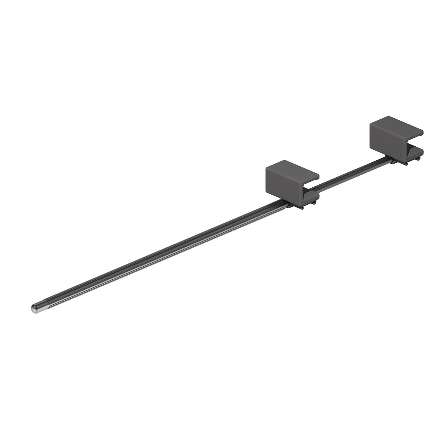 HETTICH Hosenhalter Amari einzeln, anthrazit, grau, 9352735