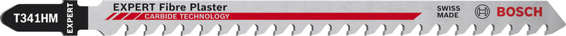 BOSCH EXPERT ‘Fiber Plaster’ T 341 HM Stichsägeblatt, 3 Stück. Für Stichsägen