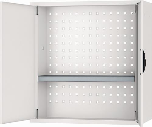 BEDRUNKA+HIRTH Hängeschrank H600xB700xT200mm Vollblechtür lichtgrau/lichtgrau