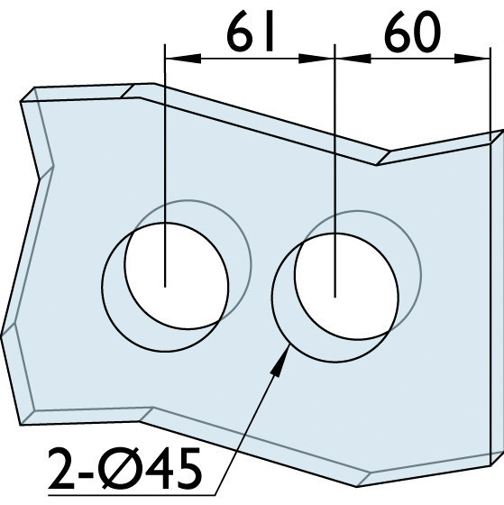 HERMAT Ganzglastürschloss-Set GENOVA 6083K/6325/HZ, Edelstahl