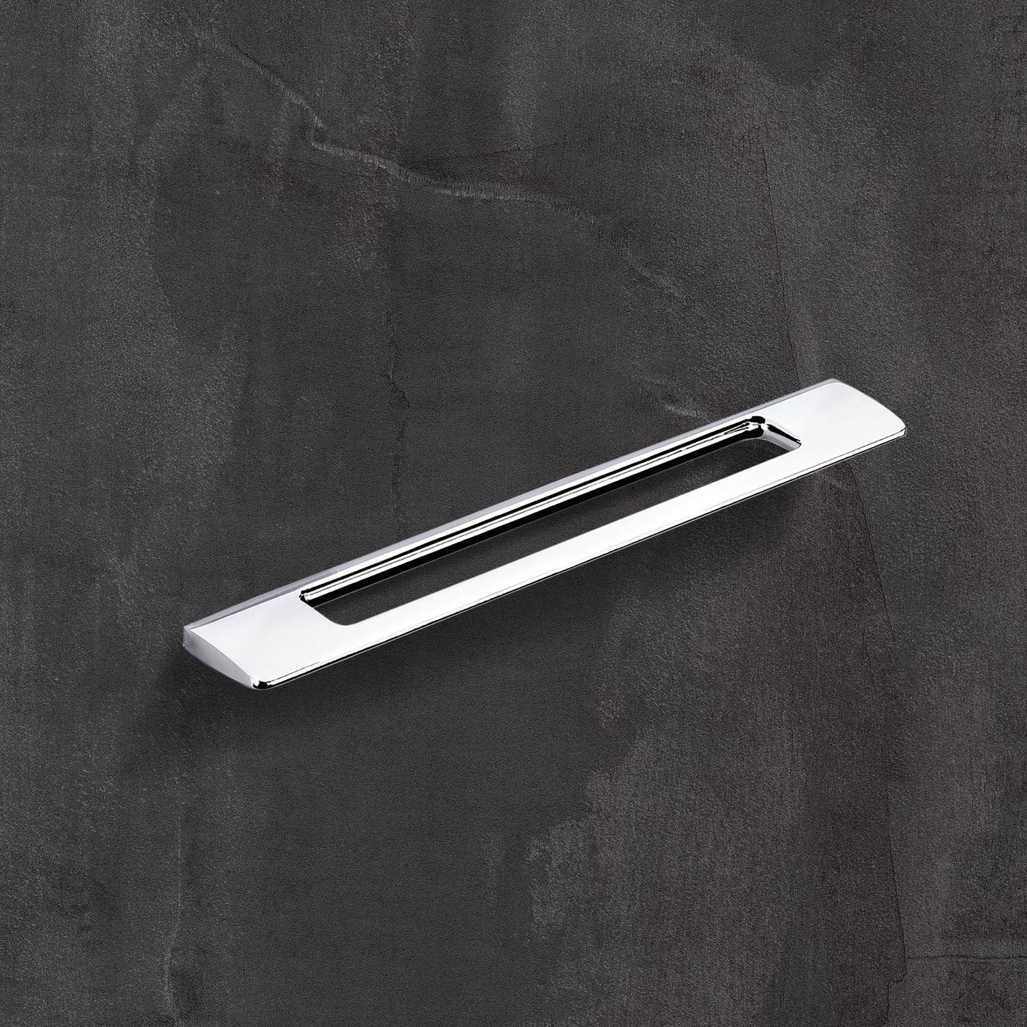 HETTICH Griff Nubia, •–• 256, L 309 mm, B 8 mm, H 35 mm, Verchromt glanz, 9106167 HETTICH Griff Nubia, •–• 256, L 309 mm, B 8 mm, H 35 mm, Verchromt glanz, 9106167