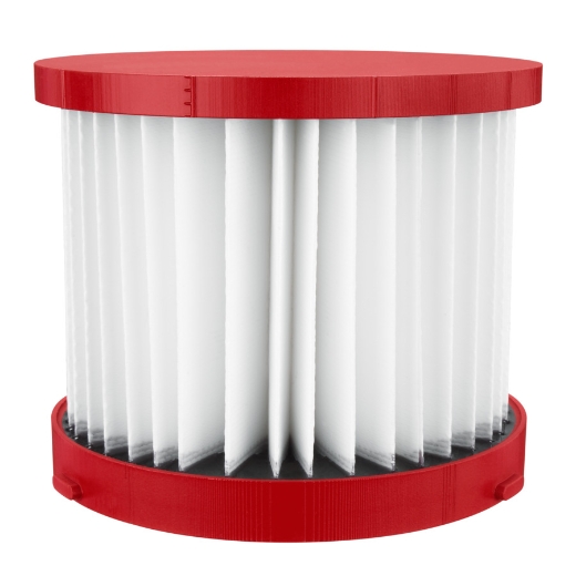 MILWAUKEE für M18VC2, M18FPOVCL, M12FVCL Filterelement (HEPA-Filter) für Trockenanwendungen, auswaschbar