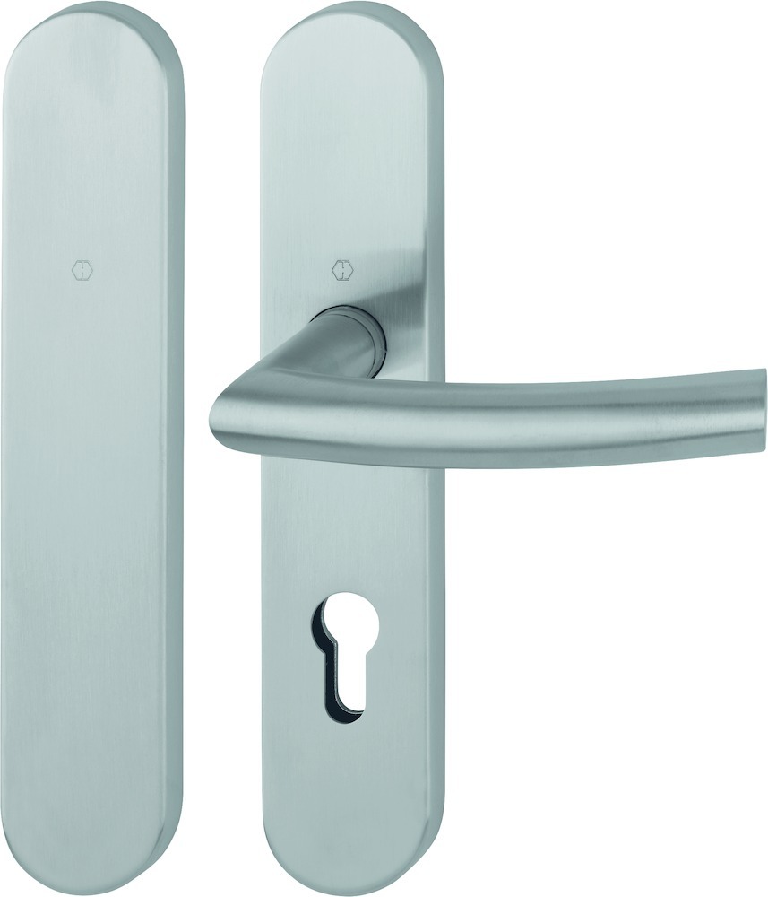 HOPPE® FH Standflügelgarnitur mit Langschild Trondheim FS-E1430/353H, Edelstahl, 11666201 HOPPE® FH Standflügelgarnitur mit Langschild Trondheim FS-E1430/353H, Edelstahl, 11666201