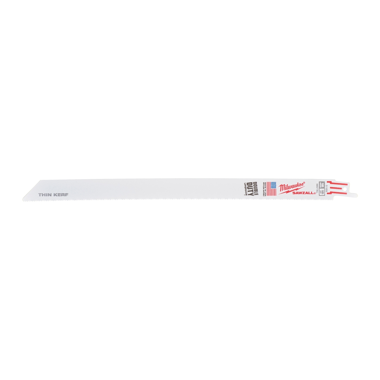 MILWAUKEE 300 x 1,4 mm (18 TPI) Säbelsägeblatt Metall THIN KERF