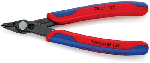 KNIPEX Elektronik-Seitenschneider Super-Knips® L.125mm Form 3 Facette nein brün.KNIPEX