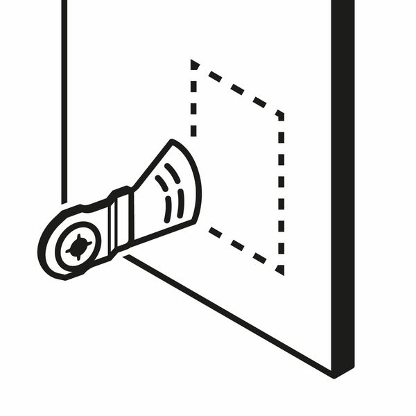 BOSCH BIM Tauchsägeblatt Dual-Tec AYZ 53 BPB Multimaterial, 40 x 53 mm, 10er-Pack