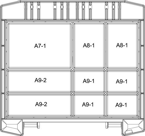 RAACO Sortimentskoffer boxxser B241xT225xH55mm 9 Fächer m.Profilraster RAACO RAACO Sortimentskoffer boxxser B241xT225xH55mm 9 Fächer m.Profilraster RAACO