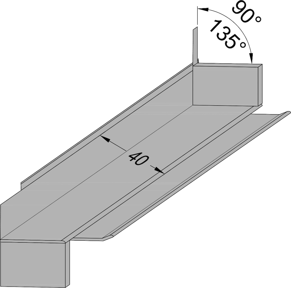 GUTMANN Außeneckverbinder VHG 25 AE, 90 mm, dunkelbraun GUTMANN Außeneckverbinder VHG 25 AE, 90 mm, dunkelbraun
