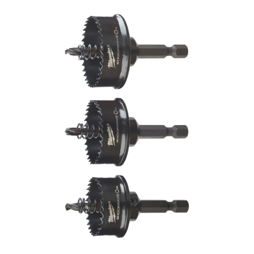 MILWAUKEE 22 / 29/ 35 mm SHOCKWAVE Lochsägen-Set 3-teilig