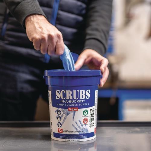 Scrubs Handreinigungstuch o.Eins.v.Wasser 72 St.1 Eimer Scrubs Handreinigungstuch o.Eins.v.Wasser 72 St.1 Eimer
